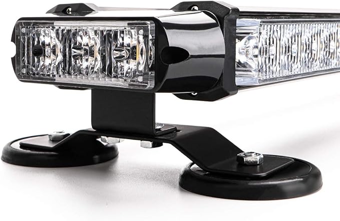 26.5" Red Blue 54 LED Rooftop Beacon Light Bar For Police Cops Firefighter Vehicles Work Truck Cars Emergency Warning Flashing EMS First Responder POV Strobe Light Traffic Advisor with Magnetic