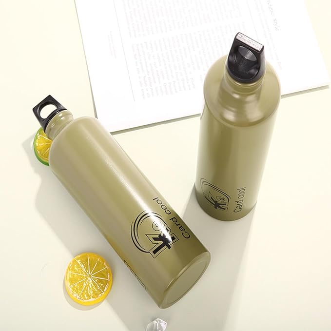 Generic Empty Bottle 750ml Camping | Compact Liquid Container For Stove, Alcohol, Hiking, Outdoor, Survival, Safe Storage | Accessory Transport Cylinders Tr