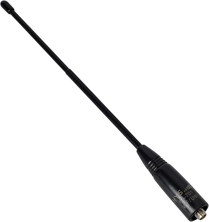 HYS NA-701 SMA-Female Ham Radio Antenna Dual Band VHF UHF Walkie Talkie Replacement Antenna for Baofeng BF-888S BF-UV5R BF-UV82 GT-3 BF-F8HP Handheld Radios