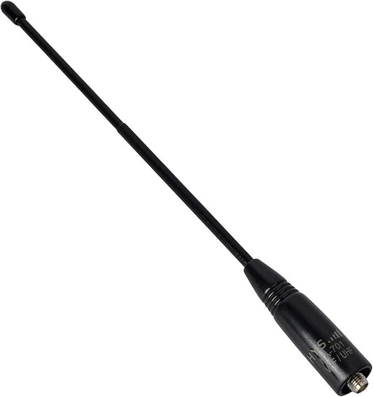 HYS NA-701 SMA-Female Ham Radio Antenna Dual Band VHF UHF Walkie Talkie Replacement Antenna for Baofeng BF-888S BF-UV5R BF-UV82 GT-3 BF-F8HP Handheld Radios