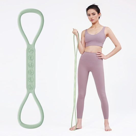 2025 Upgraded Figure 8 Resistance Band for Physical Therapy, Shoulder Back Arm Exercise Bands, 3 Resistance Levels for 15 25 35lb for Kids Adult Elderly