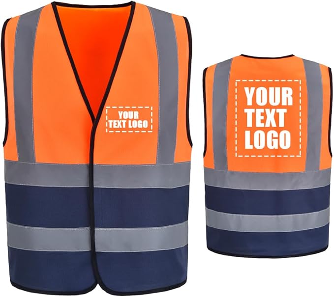 AK Safety Vest- Reflective, Personalized Hi Viz Vests with Custom Logo