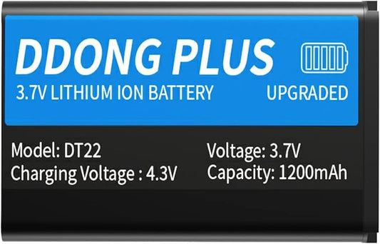 (10 Pack) 1200mAh Battery for RT22 Walike Talkies [2025 New Version Upgraded] for Retevis RT22 RT22S RT15 RT19 2W VOX Squelch 16CH CTCSS/DCS/Zastone X6 WLN KD-C1/Zeadio ZS-B1 Two Way Radi Battery