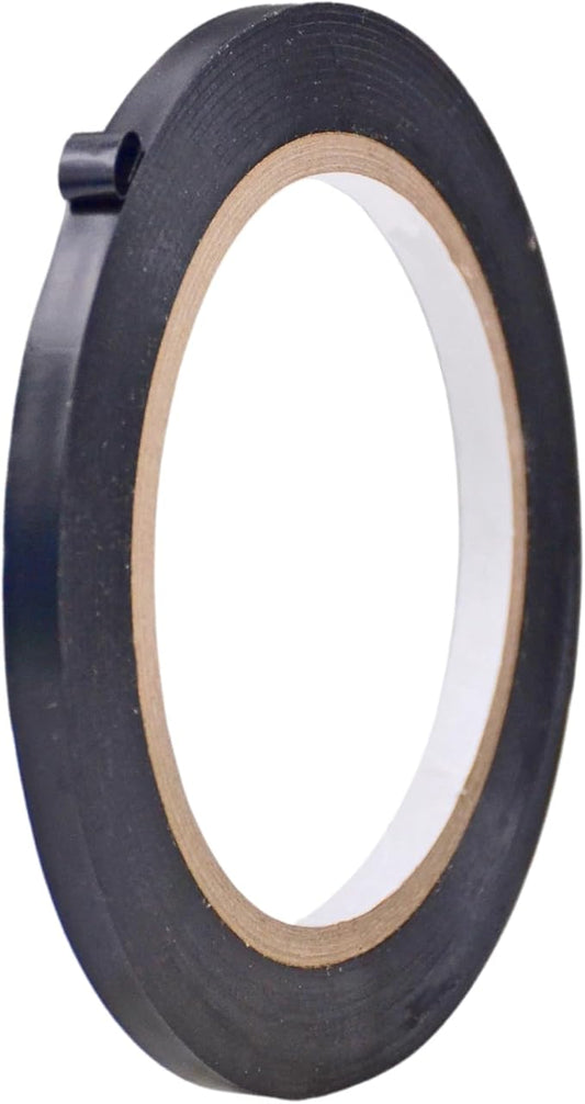 MAT Vinyl Marking Tape Black - 1/4 inch x 36 yds. for Safety Floor Marking (School Gym, Restaurants, Warehouse), Dance Floor Splicing, Pinstriping Cars & Boats