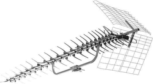 Antennas Direct Yagi Uni-Directional UHF Outdoor HDTV Antenna, 70+ Mile Range, 4K 8K UHD NEXTGEN TV – w/All-Weather Adjustable Mounting Hardware