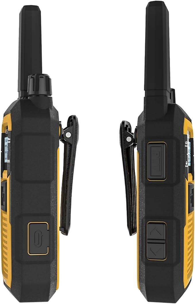 Retevis RB48 2 Way Radio Long Range, IP67 Waterproof Walkie Talkies Adults, Drop-Proof, 2000mAh, Emergency, Heavy Duty Two Way Radios, for Job Site Construction Warehouse(6 Pack)