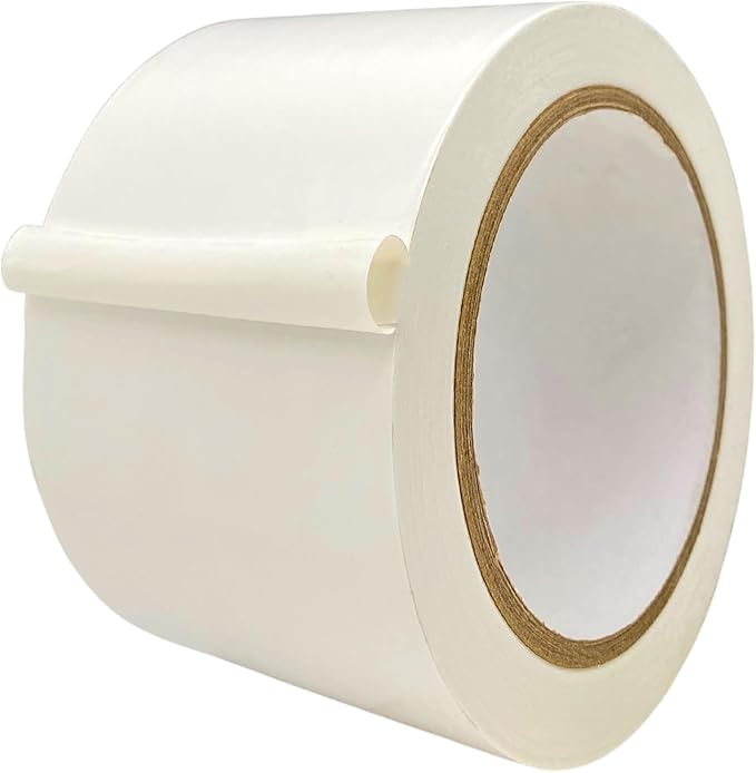 MAT Vinyl Marking Tape White - 3 inch x 36 yds. for Safety Floor Marking (School Gym, Restaurants, Warehouse), Dance Floor Splicing, Pinstriping Cars & Boats