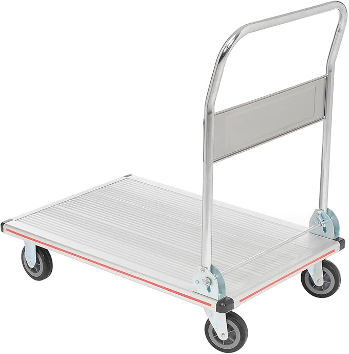 Global Industrial Folding Platform Truck, Aluminum, 36 x 24, 600 Lb. Capacity