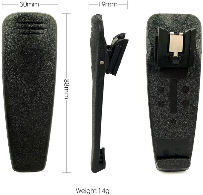 Belt Clip for Motorola CP110 RDU2020 RDU2080D RDU4100 RDU4160D RDV2020 RDV5100 EP150 Portable Two Way Radio RLN6307 Clip Replacement