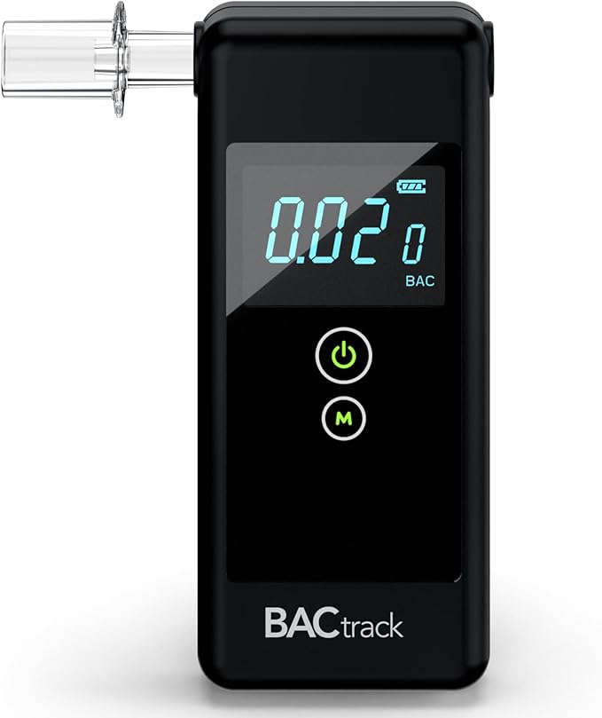 BACtrack Trace Professional Breathalyzer | DOT & NHTSA Compliant | Alcohol Tester with Police-Grade Accuracy | Portable Breathalyzers for Alcohol Testing | BAC Tester