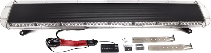 CFLMYYXGS 12V-24V LED Lights Rooftop Emergency Warning Light bar 26 Strobe Patterns Vehicles Security Law Snowplow Tow Trucks Crane Construction Cars Wreckers Beacon Light (108 LED Yellow)