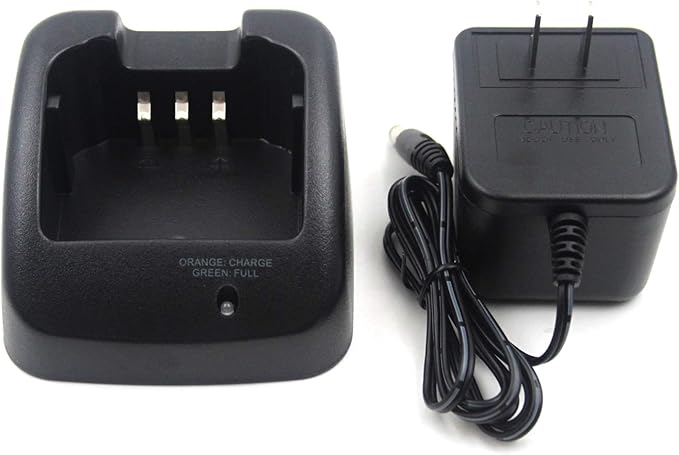 (2-Pack) BC-160 Rapid Quick Charger Compatible with Radio BP-232 BP232H BP-230 BP-230N IC-F4062 F4161 F4162 F4230 IC-F3161 F3161D F3161DT F3162 F3230 F3261D F3360 IC-A14 A14S BC-160