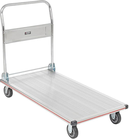 Global Industrial Folding Platform Truck, Aluminum, 48 x 24, 600 Lb. Capacity