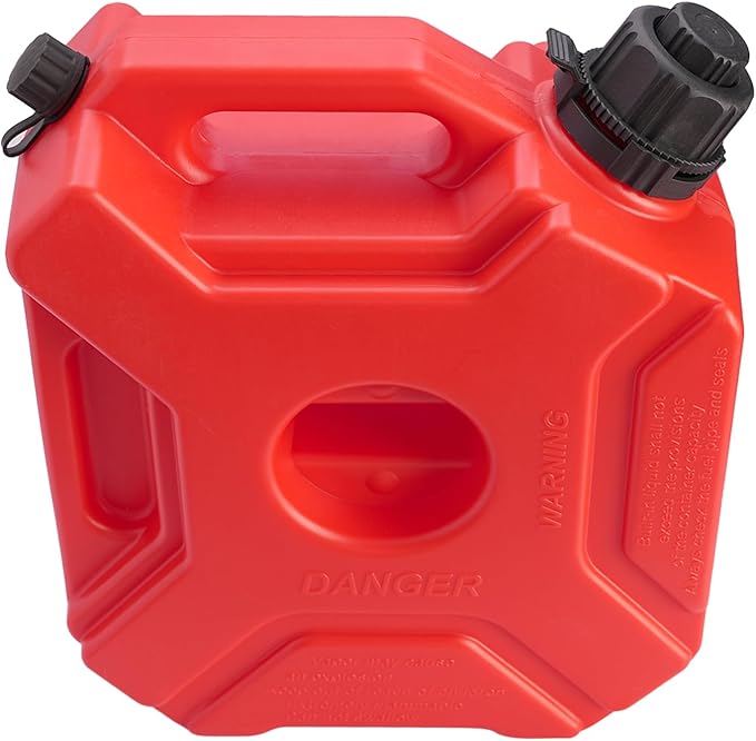 Transfer Tank Fits 5L/1.3 Gallon Storage Container With Spout and Lockable Bracket,11.81” x 9.84” x 4.72”
