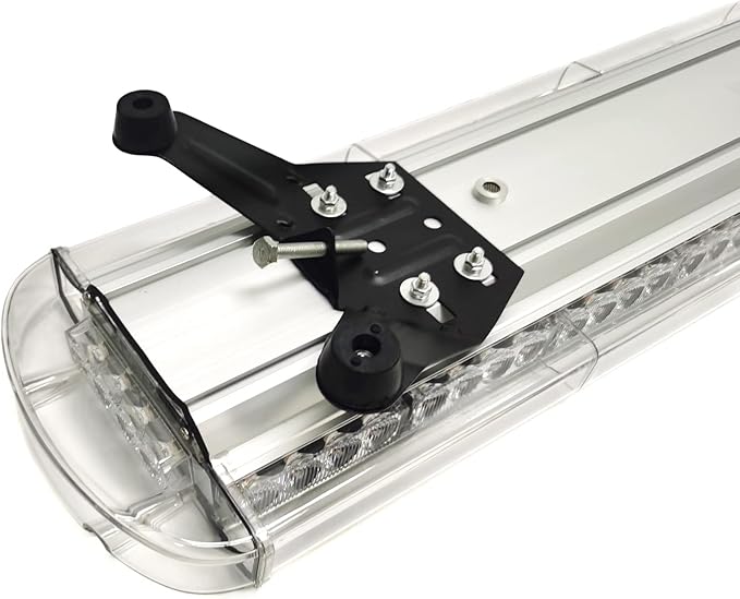 CFLMYYXGS 63" 120 LED Amber Emergency Warning Light Bar 12V-24V Strobe Flashing Beacon Light for Recovery Rescue Wreckers Tow Trucks Emergency Vehicles Snowplows Cranes Construction Vehicles Use