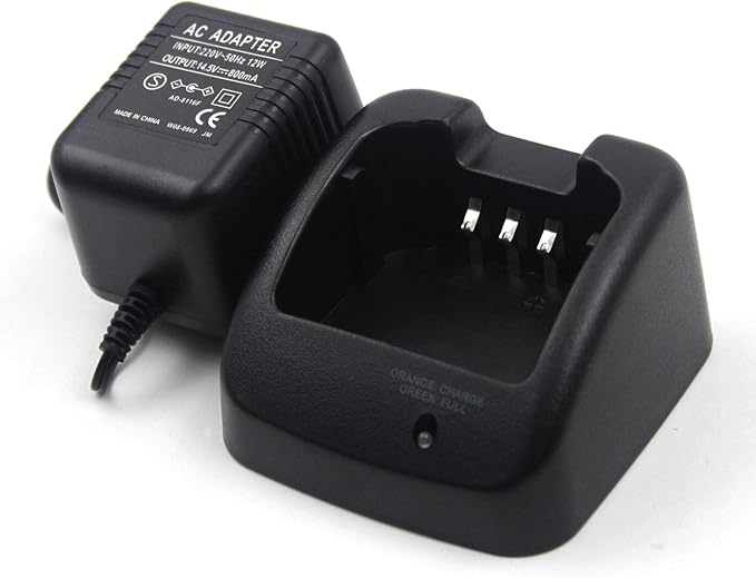 (2-Pack) BC-160 Rapid Quick Charger Compatible with Radio BP-232 BP232H BP-230 BP-230N IC-F4062 F4161 F4162 F4230 IC-F3161 F3161D F3161DT F3162 F3230 F3261D F3360 IC-A14 A14S BC-160