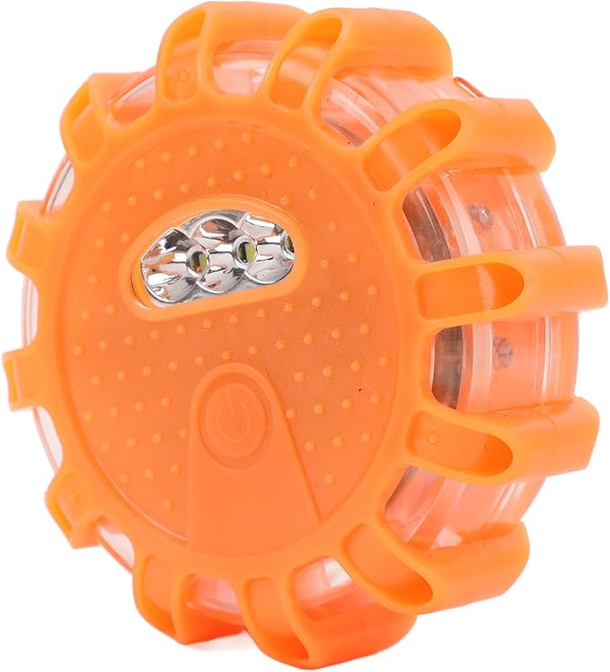 LED Road Emergency Light, 3 Pack Magnetic Warning Lights with 9 Modes 850mAh Battery Type C Charging Emergency Flares for Vehicles
