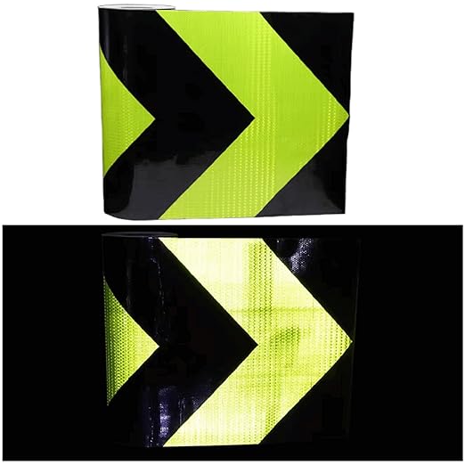 Reflective Tape 20 Inch for Truck, Outdoor Waterproof Safety Caution Reflector Strips, Conspicuity Warning Adhesive Stickers (68 feet)