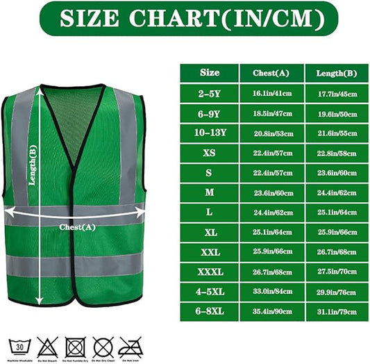 AK Safety Vest- Reflective, Personalized Hi Viz Vests with Custom Logo