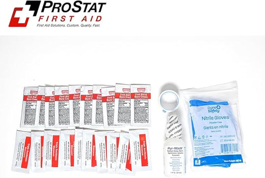 ANSI/OSHA Class A First Aid Kit – Workplace, Construction, Warehouse & Office – 74-Piece Emergency Medical Kit – OSHA/ANSI Z308.1-2021 Compliant – Hard Shell Case