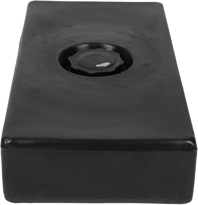 SUNGOOYUE RV Water Container Tank 8 Gallons Black LLDPE Leakproof Portable Water Holding Tank for RVs Trailers Campers Boats Quick Filling Easy Modification
