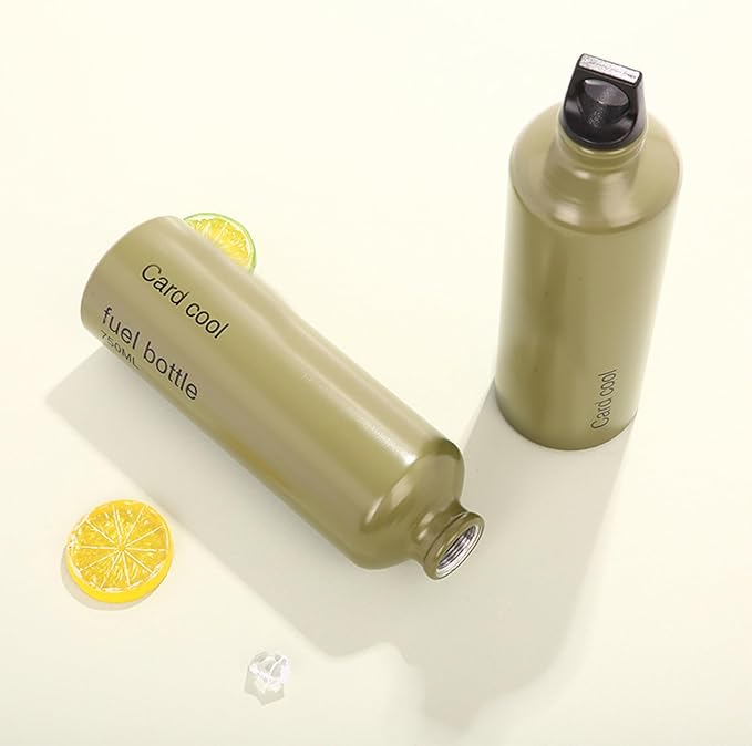 Generic Empty Bottle 750ml Camping | Compact Liquid Container For Stove, Alcohol, Hiking, Outdoor, Survival, Safe Storage | Accessory Transport Cylinders Tr