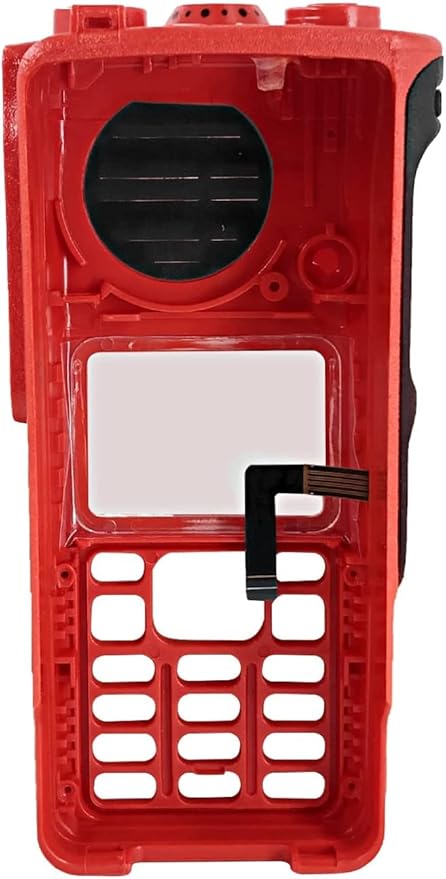 Amasu XPR7550 Housing Case Front Cover Aftermarket Repair Kit Compatible with XPR7550 XPR7580 XIR P8668 XIR P8660 DP4800 DP4801 DGP8550 DGP5550 Radio (Red)