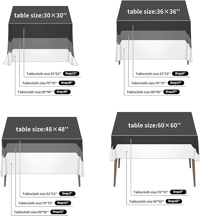 Fokitut 2 Pack Waterproof Square Tablecloth, 90x90 Inch, Stain Resistant and Wrinkle Polyester Table Cloth, Fabric Table Cover for Kitchen Dining, Wedding, Party, Holiday Dinner-Dusty Pink