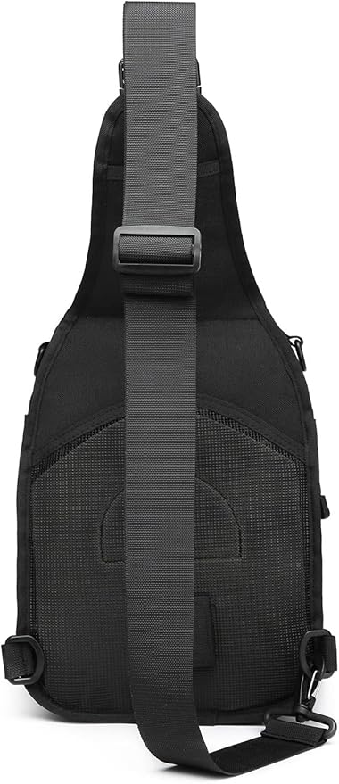 ATBP Tactical Sling Backpack With Holster Military Crossbody Bag for Men Single Shoulder Back Pack 10L