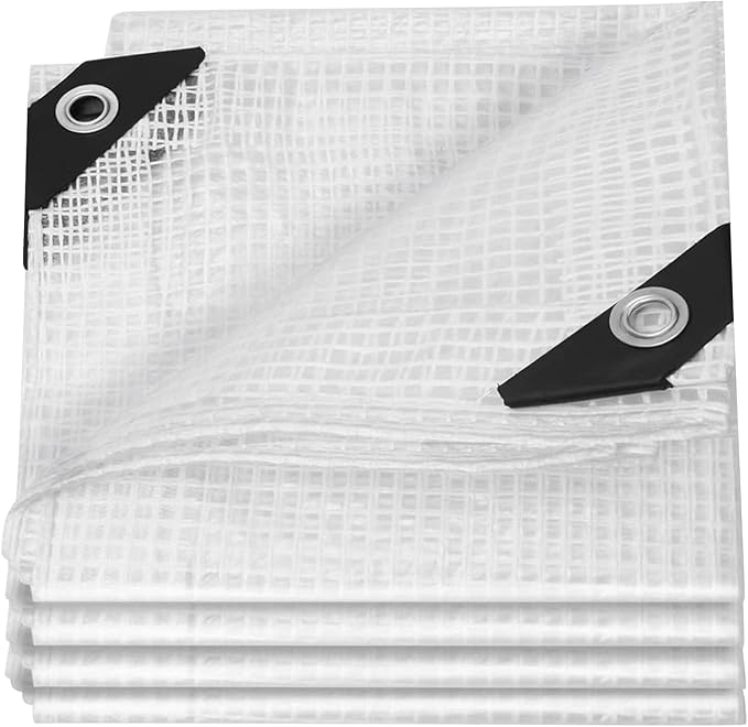 Tarps 10x18 FT Waterproof Heavy Duty Tarp – 18 Mil Thick, UV & Tear Resistant, Reinforced Grommets & Edges – Multi-Purpose Cover for Camping, Roof, Emergency, Truck, Boat