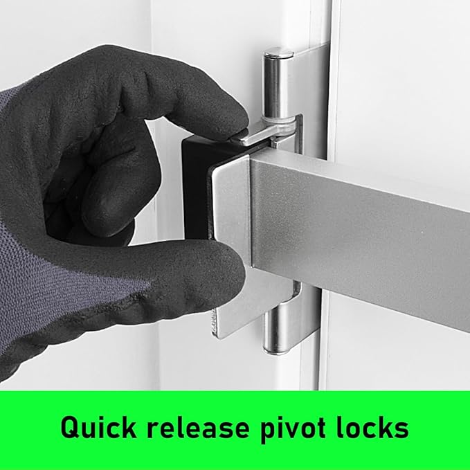Door Security Bar-by Doorricade-Secure The Entire Width of Your Inward Opening Front Door-Safe Room. Fits Doors 33"-36" Wide.