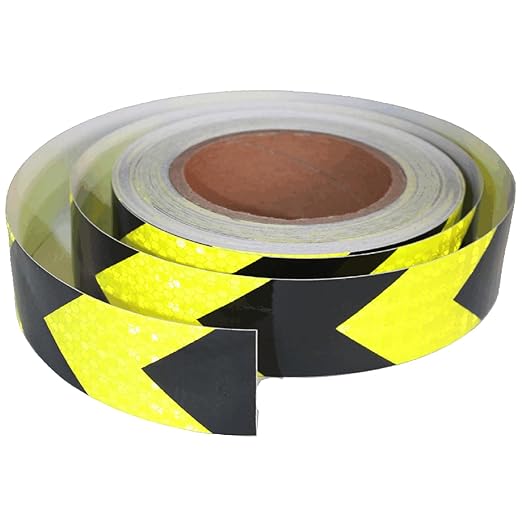 Reflective Tape 1 Inch x 68 Feet, Outdoor Waterproof Warning Conspicuity Reflector, Night Safety Sticker for Car Trailer