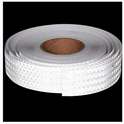 White Reflective Tape 2 inch Wide for Cars, Outdoor Waterproof High Visibility Safety Warning Reflector Sticker Strips (168 feet)