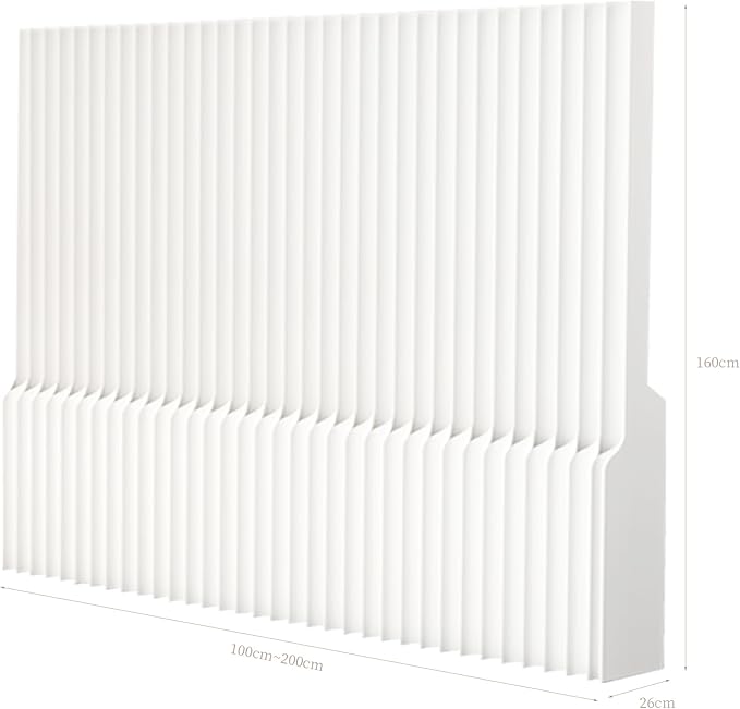 Foldable Room Divider Privacy Screens Movable Temporary Wall Space Partition, 5.25~9.19 FT Tall, 6.56~16.4 FT Width, Choice of Various Sizes and Styles