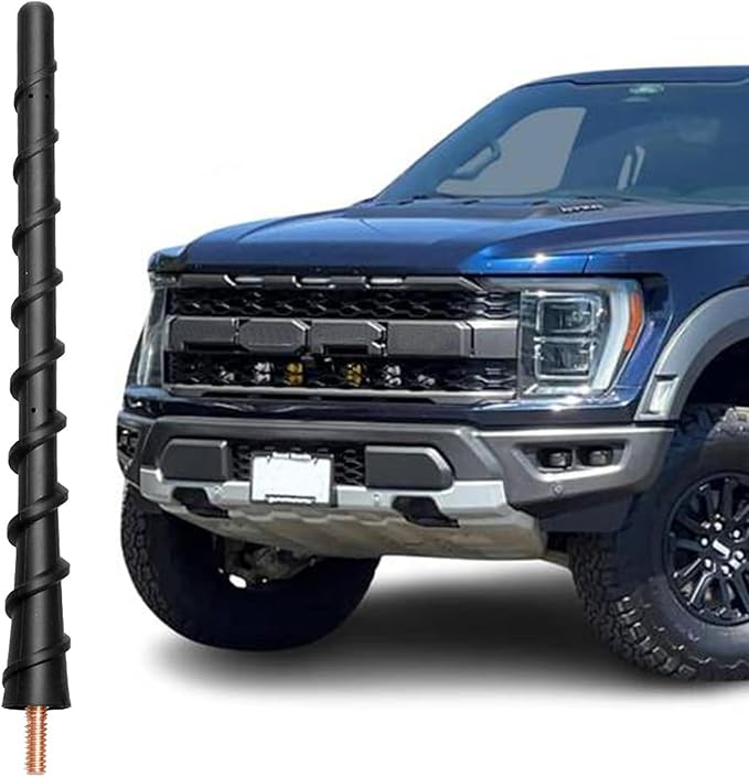 VOFONO 8 Inch Antenna Compatible with Ford F-150 2009-2026, 2017-2026 F-250 F-350, 2021-2024 Bronco, Ford Pickup Truck Antenna Replacement, F150 Accessories, Not for 2025 Bronco