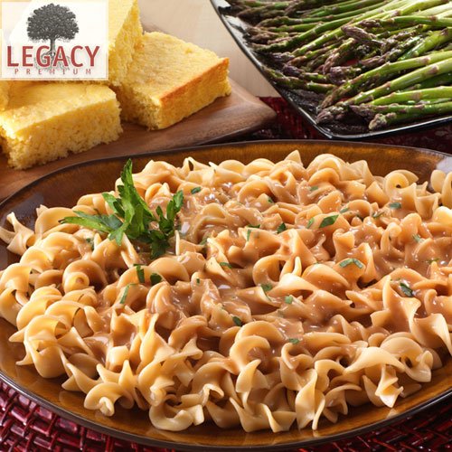 Legacy Food Storage 36 Serving Emergency Food Supply Box, Shelf Stable Breakfast Lunch & Dinner, 14,360 Total Calories, Freeze Dried Survival Meals for MRE Camping, Hiking, Prepping