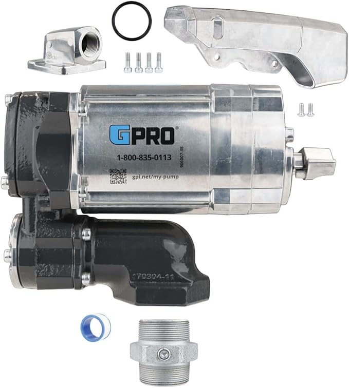 GPRO - V20 Series Fuel Transfer Pump, 3/4 Inch Outlet, Pump Only- For Extreme Temperatures, 20 GPM, 115 Volt (171001-51)