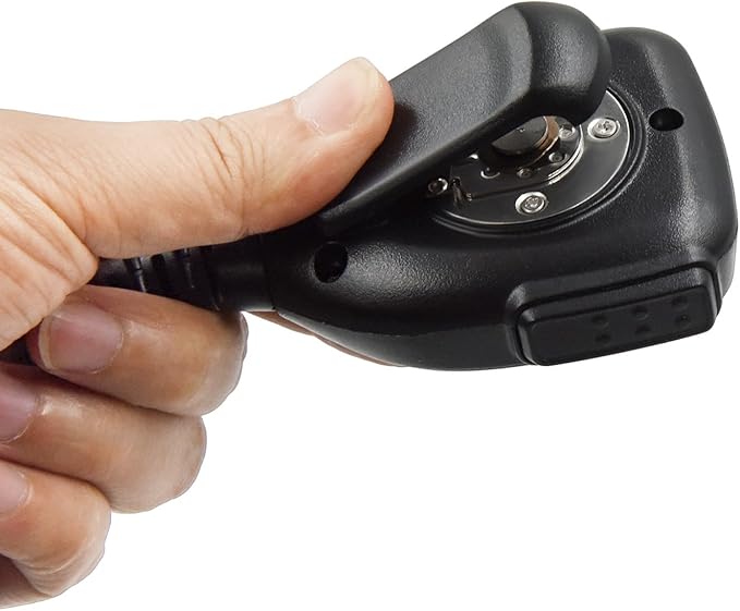 WODASEN Speaker Mic Walkie Talkie Handheld Microphone Shoulder Lapel Mics for GXT LXT GXT1000VP4 GXT1000 LXT500VP3 GXT1050VP4 LXT600 AVPH10 GMRS FRS X-Talker Radio (112-Black)