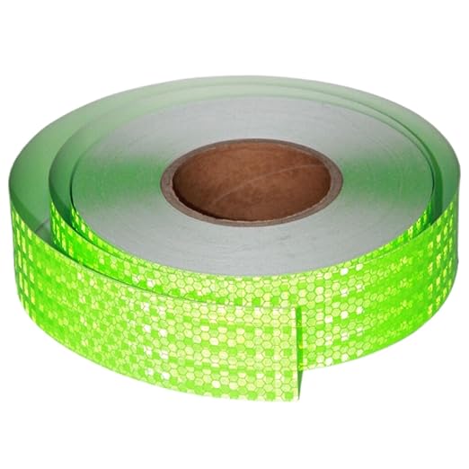 Green Reflective Tape Outdoor Waterproof 2 inch Wide for Truck, High Visibility Safety Warning Adhesive Stickers Strips (166 feet)
