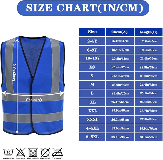 AK Safety Vest- Reflective, Personalized Hi Viz Vests with Custom Logo