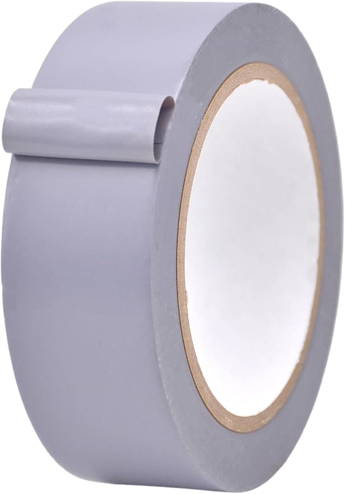 MAT Vinyl Marking Tape Gray - 1.5 inch x 36 yds. for Safety Floor Marking (School Gym, Restaurants, Warehouse), Dance Floor Splicing, Pinstriping Cars & Boats