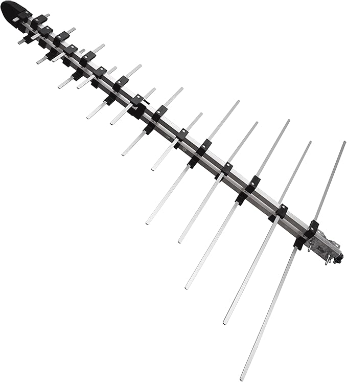 Antennas Direct Element Uni-Directional UHF VHF Outdoor HDTV Antenna, 60+ Mile Range, 4K 8K UHD, NEXTGEN TV – w/All-Weather Adjustable Mounting Hardware