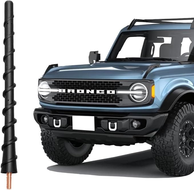 VOFONO Short Antenna Compatible with Ford Bronco 2021-2024, Ford Bronco Accessories, 8 Inch Antenna for Bronco 2021 2022 2023 2024, Not for 2025 Bronco