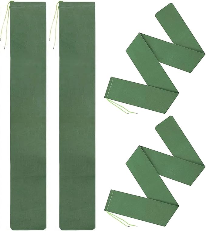 Sand Bags for Flooding 4Pcs Reusable Flood Barrier, 47.2x7.5 Inch Canvas Flood Water Barrier, Suitable for Indoor and Outdoor