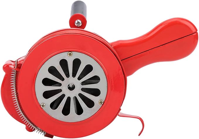 Zerodis Hand Crank Siren, Horns & Sirens Portable Manual Operated Metal Alarm Alarming Horn Emergency Safety Warning for Factories Schools Troops Disasters Hand Crank