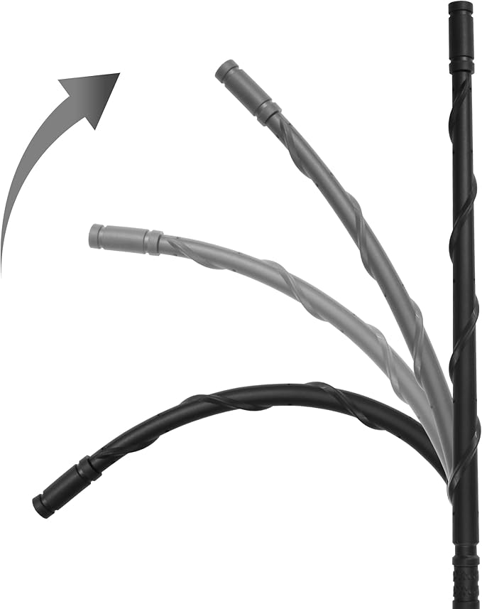 VOFONO 13 Inch Antenna Compatible with Toyota Tundra 2000-2022, Tacoma 1995-2015, Compatible with FJ Cruiser 2007-2015, New Spiral Flex Rubber Antenna Replacement Pickup Truck Accessories