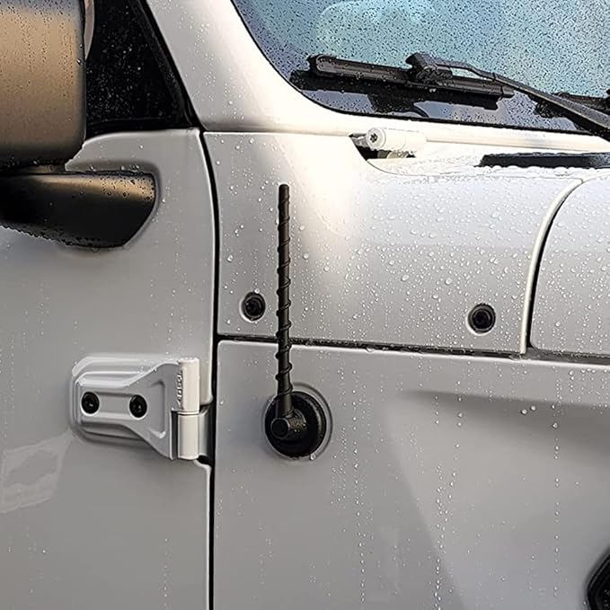 VOFONO Short Antenna for 2007-2026 Jeep Wrangler Gladiator JK JL JT JKU JLU Sahara Rubicon Sport 4xe Willys Mojave, 7 Inch Jeep Replacement Antenna Wrangler Gladiator Accessories