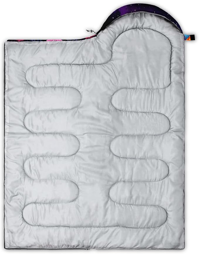 QOOMO Camping Sleeping Bags,3 Season Warm & Cool Weather,Lightweight,Waterproof Sleeping Bags for Adults & Kids,Traveling,and Outdoors,Camping Gear Equipment