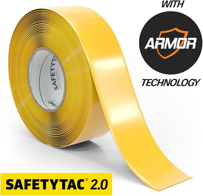 Floor Tape 2.0 with Armor Technology 2" x 50' Orange
