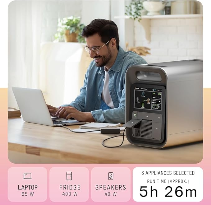 Enphase IQ PowerPack 1500 + IQ Cart – Advanced portable power with microinverter technology, LCD touchscreen, 4G cellular, Wi-Fi & Bluetooth, IQ Cart for easy mobility during camping or home backup